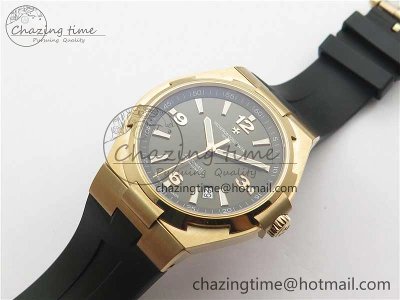 Overseas RG MKS 1:1 Best Edition Gray Dial on Black Rubber Strap MIYOTA 9015
