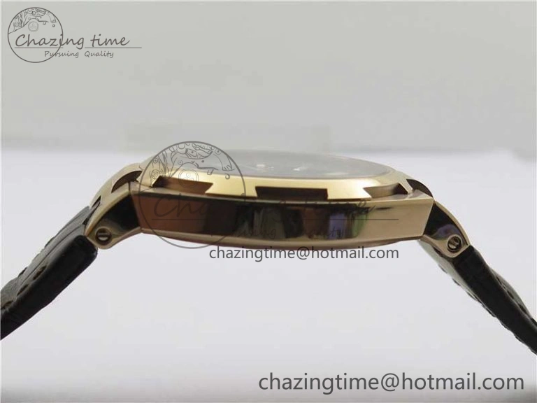 Overseas RG MKS 1:1 Best Edition Gray Dial on Brown Leather Strap MIYOTA 9015