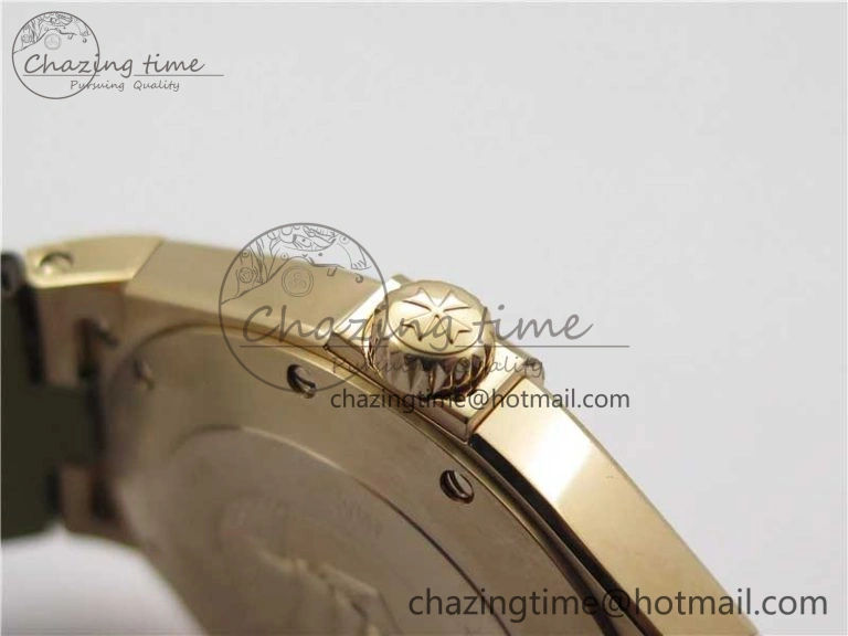 Overseas RG MKS 1:1 Best Edition Gray Dial on Brown Leather Strap MIYOTA 9015