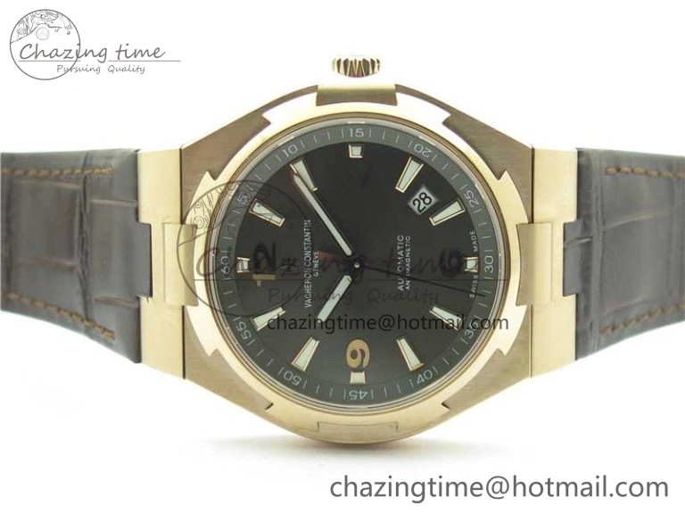 Overseas RG MKS 1:1 Best Edition Gray Dial on Brown Leather Strap MIYOTA 9015