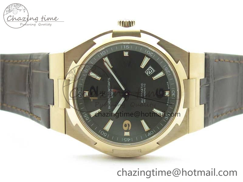 Overseas RG MKS 1:1 Best Edition Gray Dial on Brown Leather Strap MIYOTA 9015