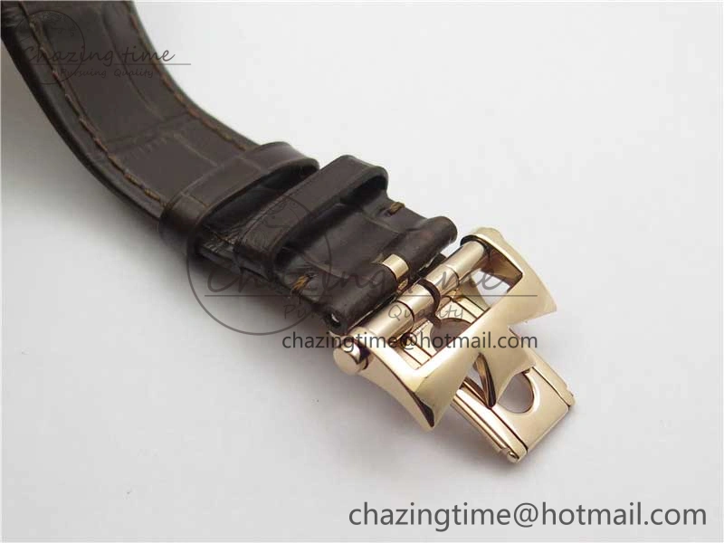 Overseas RG MKS 1:1 Best Edition Gray Dial on Brown Leather Strap MIYOTA 9015