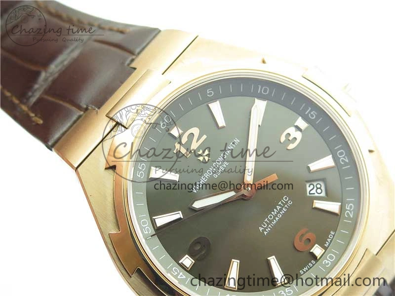 Overseas RG MKS 1:1 Best Edition Gray Dial on Brown Leather Strap MIYOTA 9015