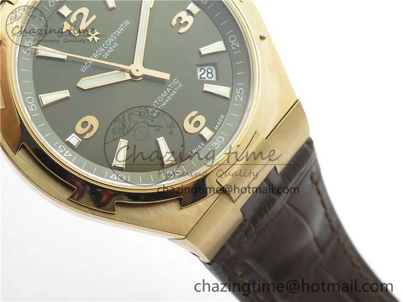 Overseas RG MKS 1:1 Best Edition Gray Dial on Brown Leather Strap MIYOTA 9015