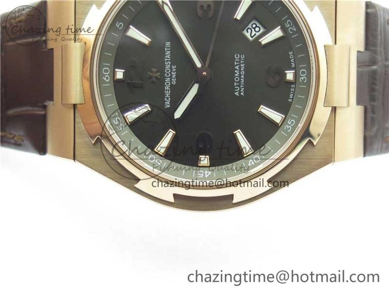 Overseas RG MKS 1:1 Best Edition Gray Dial on Brown Leather Strap MIYOTA 9015