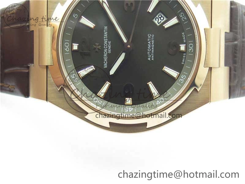 Overseas RG MKS 1:1 Best Edition Gray Dial on Brown Leather Strap MIYOTA 9015