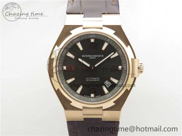 Overseas RG MKS 1:1 Best Edition Gray Dial on Brown Leather Strap MIYOTA 9015