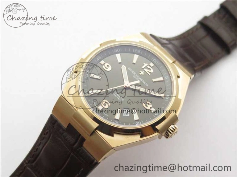 Overseas RG MKS 1:1 Best Edition Gray Dial on Brown Leather Strap MIYOTA 9015