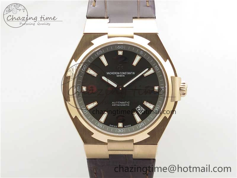 Overseas RG MKS 1:1 Best Edition Gray Dial on Brown Leather Strap MIYOTA 9015