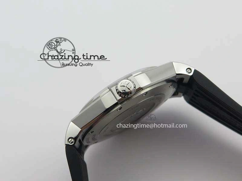 Overseas SS JJF 1:1 Best Edition Black Dial On Rubber Strap MIYOTA 9015