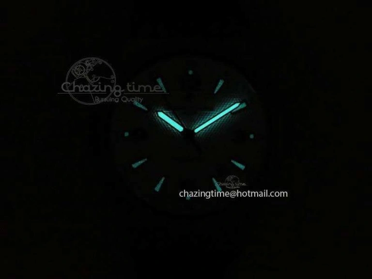Overseas SS JJF 1:1 Best Edition Black Dial On Rubber Strap MIYOTA 9015