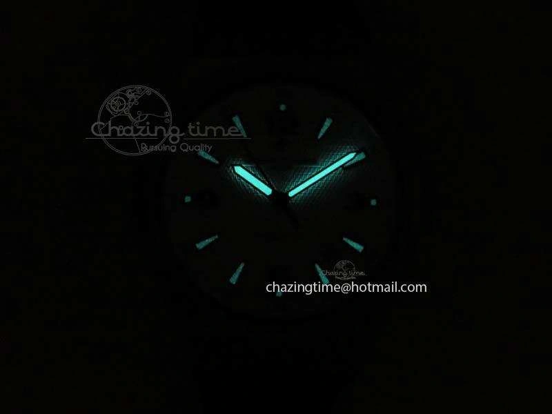 Overseas SS JJF 1:1 Best Edition Black Dial On Rubber Strap MIYOTA 9015