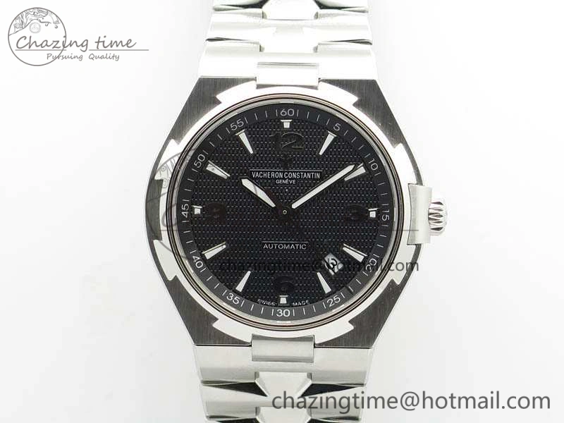 Overseas SS JJF 1:1 Best Edition Black Dial On SS Bracelet MIYOTA9015