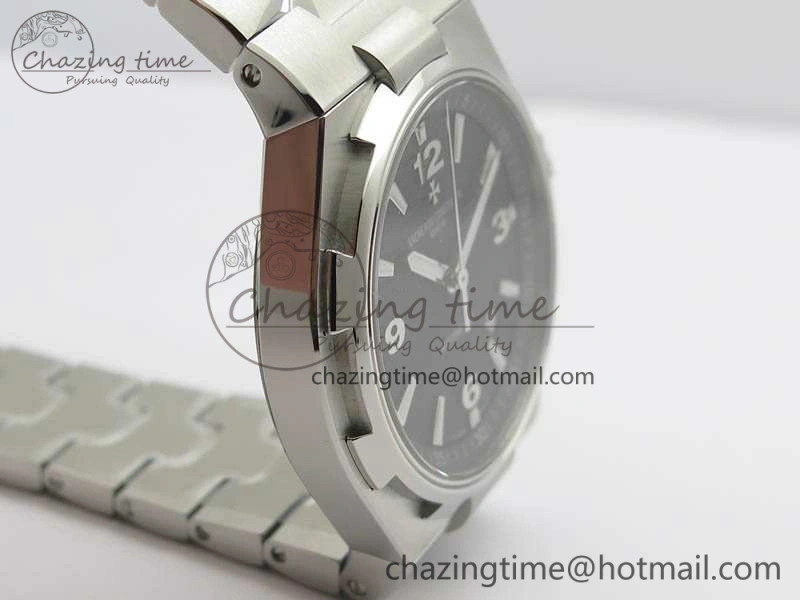 Overseas SS JJF 1:1 Best Edition Black Dial On SS Bracelet MIYOTA9015