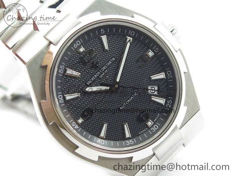 Overseas SS JJF 1:1 Best Edition Black Dial On SS Bracelet MIYOTA9015