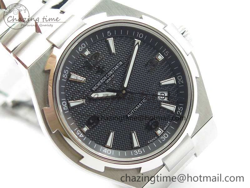 Overseas SS JJF 1:1 Best Edition Black Dial On SS Bracelet MIYOTA9015