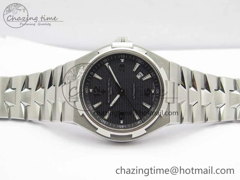 Overseas SS JJF 1:1 Best Edition Black Dial On SS Bracelet MIYOTA9015