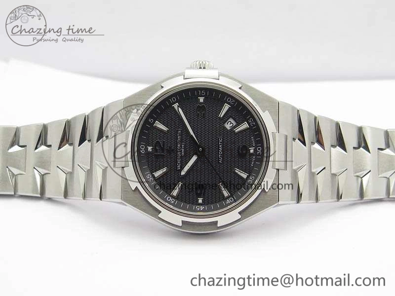 Overseas SS JJF 1:1 Best Edition Black Dial On SS Bracelet MIYOTA9015