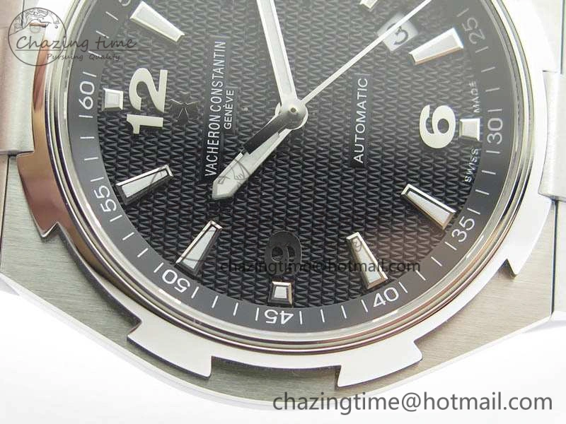 Overseas SS JJF 1:1 Best Edition Black Dial On SS Bracelet MIYOTA9015