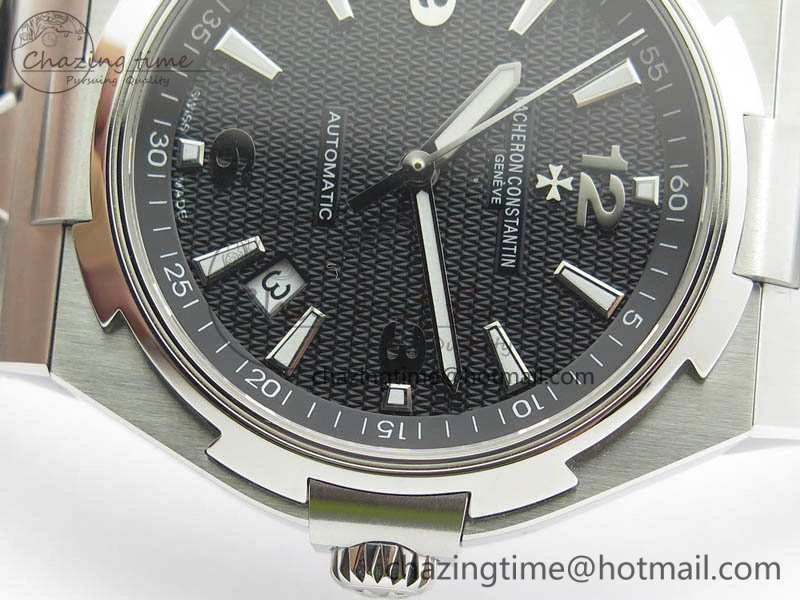 Overseas SS JJF 1:1 Best Edition Black Dial On SS Bracelet MIYOTA9015