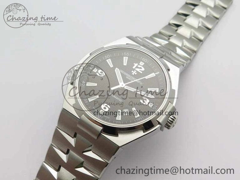 Overseas SS JJF 1:1 Best Edition Black Dial On SS Bracelet MIYOTA9015