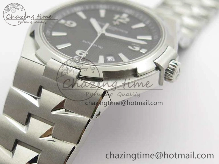 Overseas SS JJF 1:1 Best Edition Black Dial On SS Bracelet MIYOTA9015