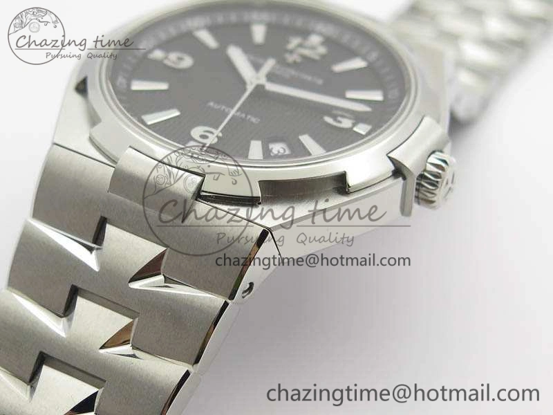 Overseas SS JJF 1:1 Best Edition Black Dial On SS Bracelet MIYOTA9015