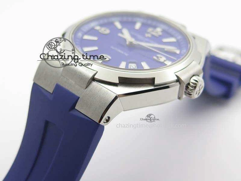 Overseas SS JJF 1:1 Best Edition Blue Dial On Rubber Strap MIYOTA 9015
