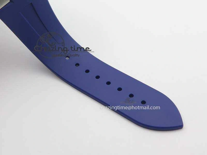 Overseas SS JJF 1:1 Best Edition Blue Dial On Rubber Strap MIYOTA 9015