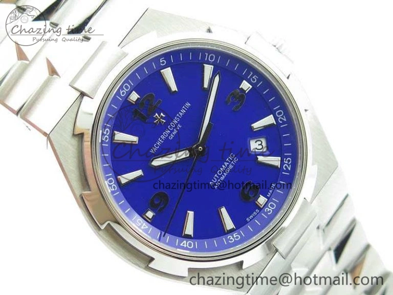 Overseas SS JJF 1:1 Best Edition Blue Dial On SS Bracelet MIYOTA9015
