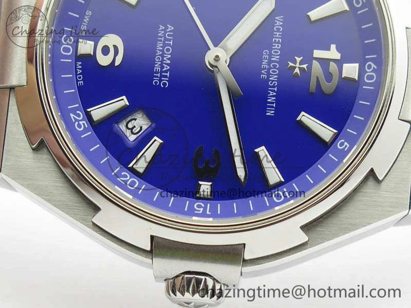 Overseas SS JJF 1:1 Best Edition Blue Dial On SS Bracelet MIYOTA9015