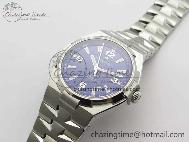 Overseas SS JJF 1:1 Best Edition Blue Dial On SS Bracelet MIYOTA9015