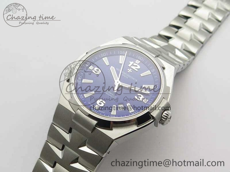 Overseas SS JJF 1:1 Best Edition Blue Dial On SS Bracelet MIYOTA9015