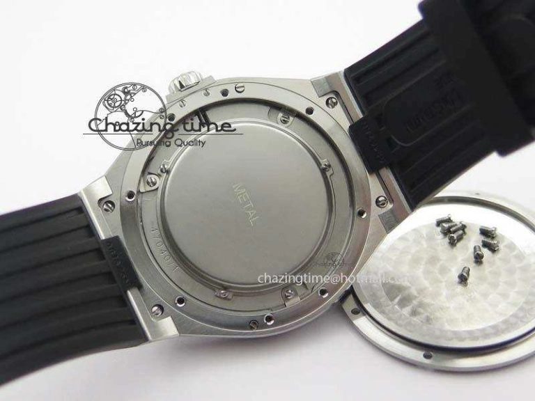 Overseas SS JJF 1:1 Best Edition White Dial On Rubber Strap MIYOTA 9015