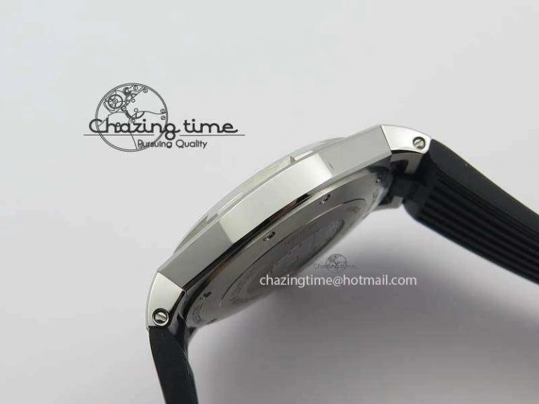 Overseas SS JJF 1:1 Best Edition White Dial On Rubber Strap MIYOTA 9015