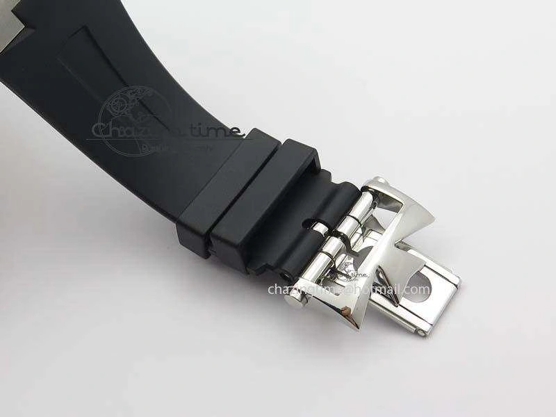 Overseas SS JJF 1:1 Best Edition White Dial On Rubber Strap MIYOTA 9015