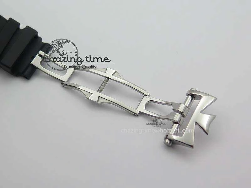 Overseas SS JJF 1:1 Best Edition White Dial On Rubber Strap MIYOTA 9015