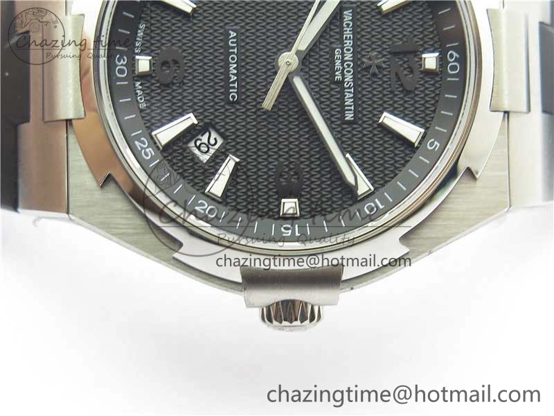 Overseas SS MKS 1:1 Best Edition Black Dial on Black Rubber Strap MIYOTA 9015