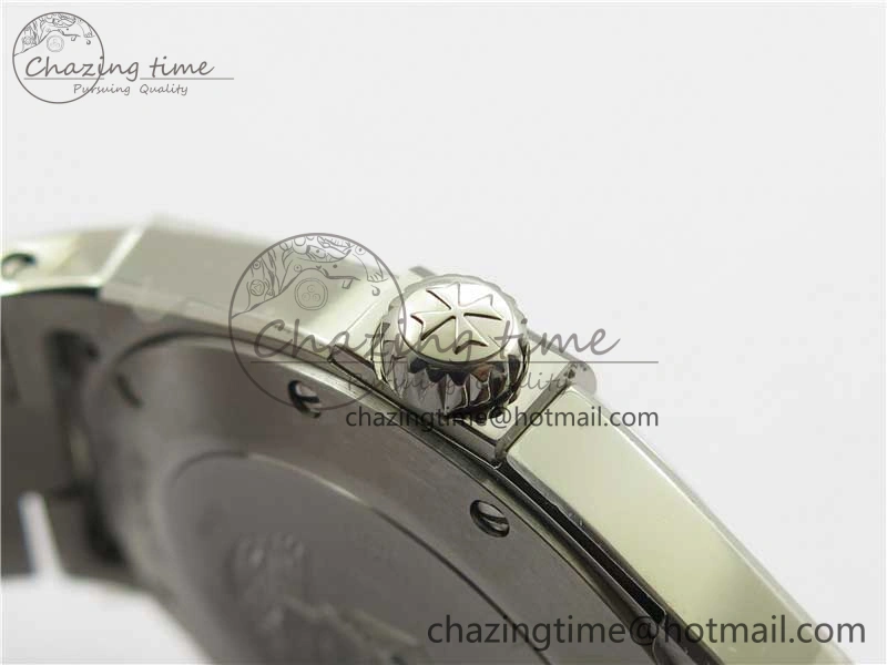 Overseas SS MKS 1:1 Best Edition Black Dial on SS Bracelet MIYOTA 9015