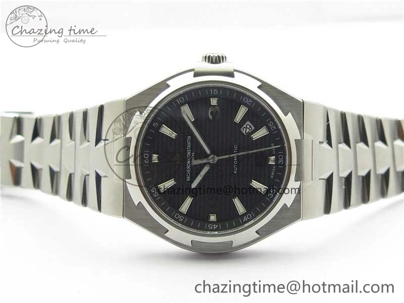 Overseas SS MKS 1:1 Best Edition Black Dial on SS Bracelet MIYOTA 9015