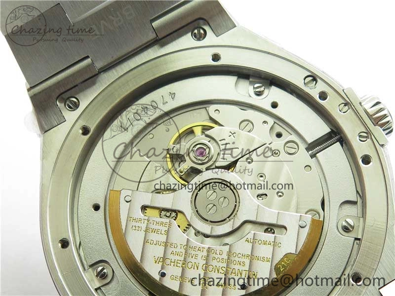 Overseas SS MKS 1:1 Best Edition Black Dial on SS Bracelet MIYOTA 9015