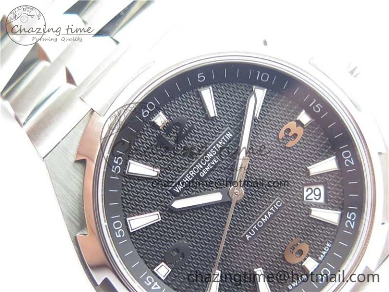Overseas SS MKS 1:1 Best Edition Black Dial on SS Bracelet MIYOTA 9015