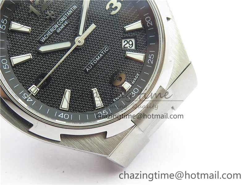 Overseas SS MKS 1:1 Best Edition Black Dial on SS Bracelet MIYOTA 9015