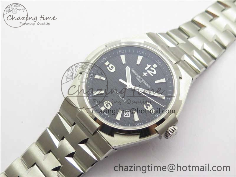 Overseas SS MKS 1:1 Best Edition Black Dial on SS Bracelet MIYOTA 9015