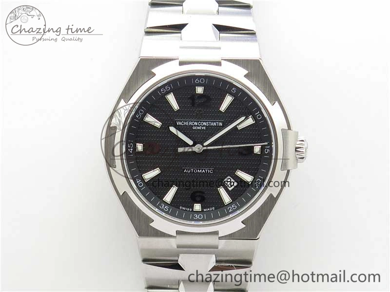 Overseas SS MKS 1:1 Best Edition Black Dial on SS Bracelet MIYOTA 9015