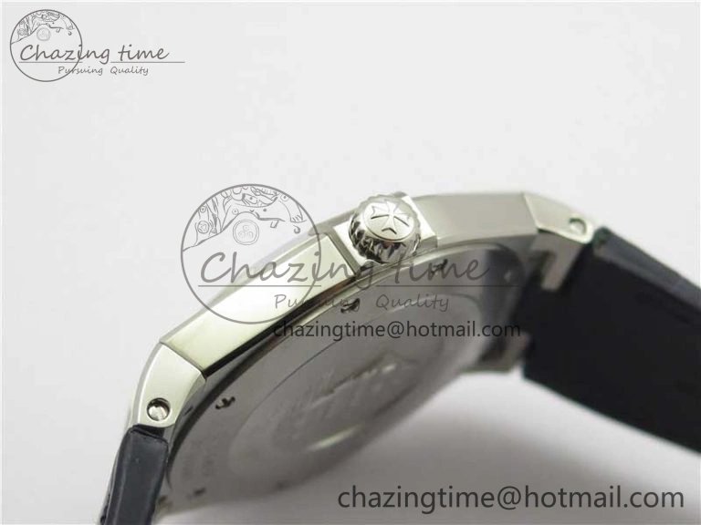 Overseas SS MKS 1:1 Best Edition Blue Dial on Blue Leather Strap MIYOTA 9015