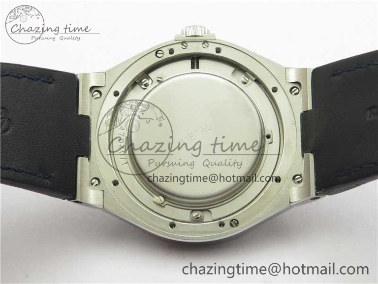 Overseas SS MKS 1:1 Best Edition Blue Dial on Blue Leather Strap MIYOTA 9015