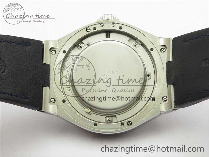 Overseas SS MKS 1:1 Best Edition Blue Dial on Blue Leather Strap MIYOTA 9015