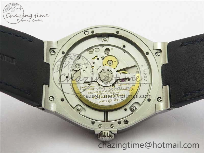 Overseas SS MKS 1:1 Best Edition Blue Dial on Blue Leather Strap MIYOTA 9015