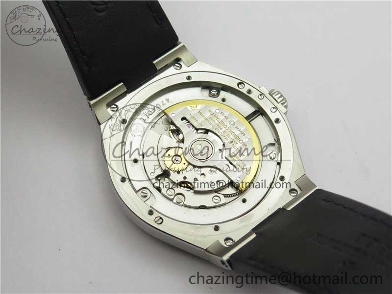 Overseas SS MKS 1:1 Best Edition Blue Dial on Blue Leather Strap MIYOTA 9015